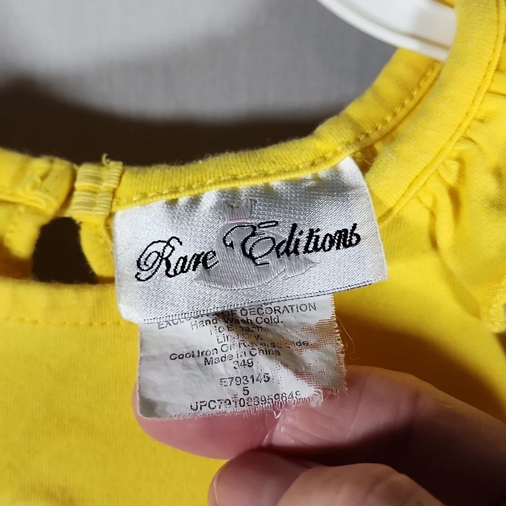 Rare Editions Girls Bee Dress Size 5 - Picture 3 of 4